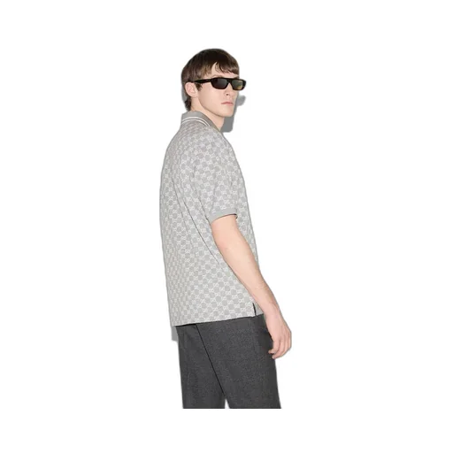 Cotton polo shirt with embroidery