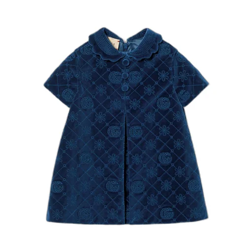 Baby cotton velvet dress
