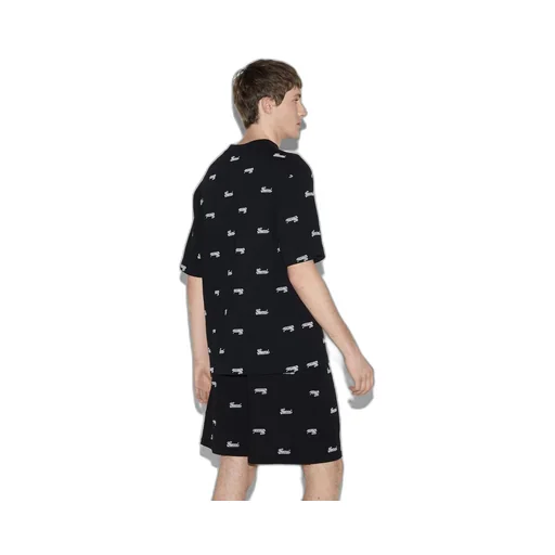 Cotton jersey T-shirt with embroidery