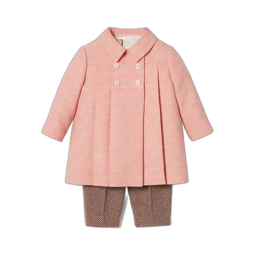 Baby GG wool flannel coat