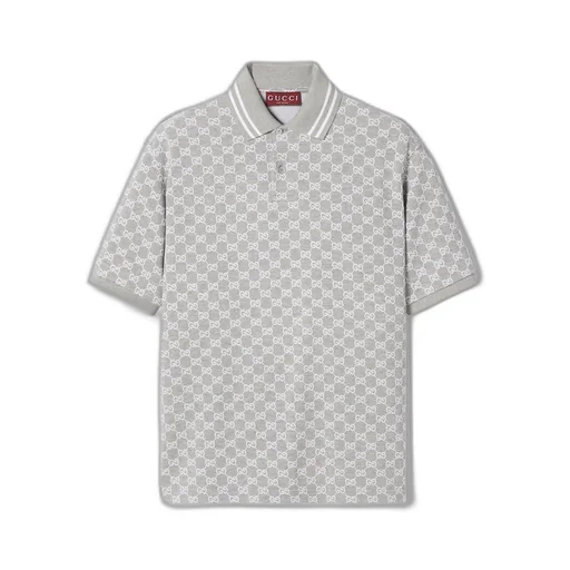 Cotton polo shirt with embroidery