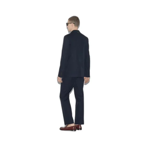 Cotton poplin suit with Web