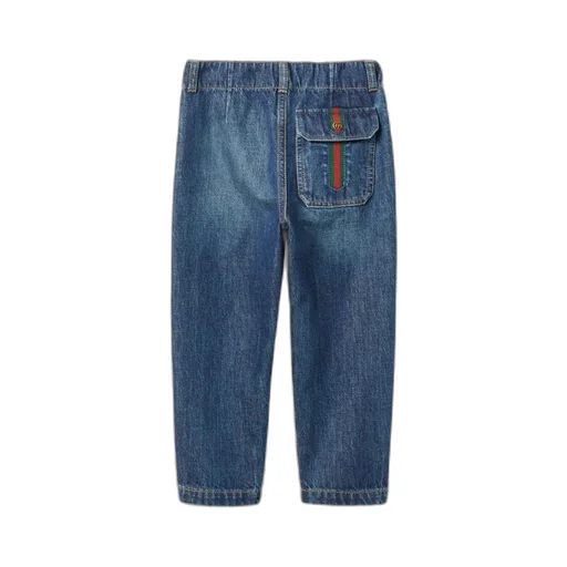 Children's denim pant with Web
