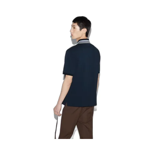 Cotton polo shirt with embroidery