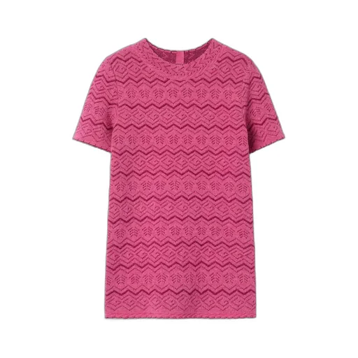 Children's floral G wool dress