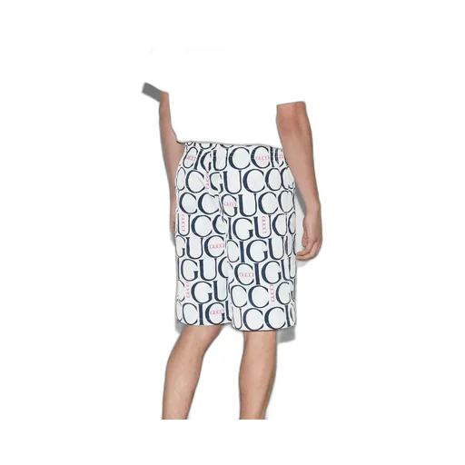 Maxi Gucci print fabric short