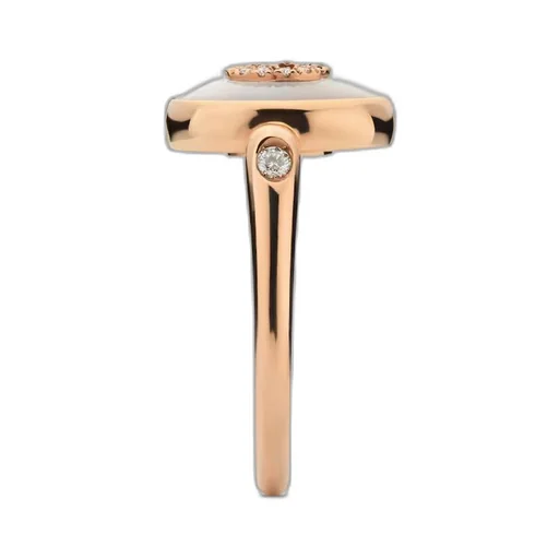 Gucci Interlocking 18k diamond ring