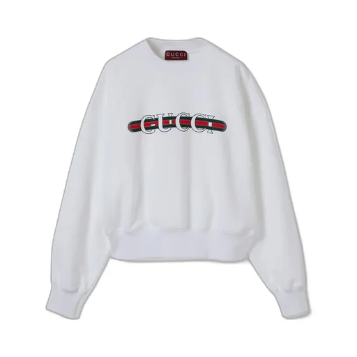 Gucci print cotton jersey sweatshirt