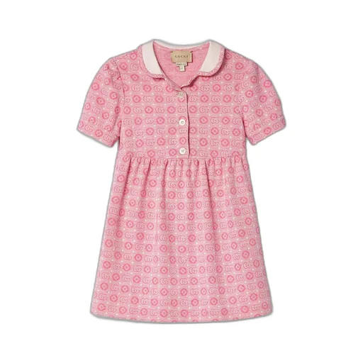 Children's Double G cotton dress