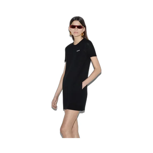 Wool jacquard mini dress