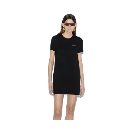 Wool jacquard mini dress