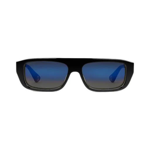 Rectangular frame sunglasses