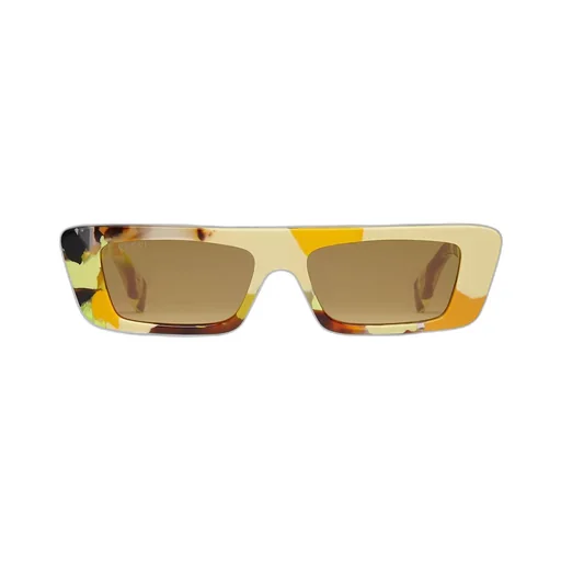Rectangular-frame sunglasses