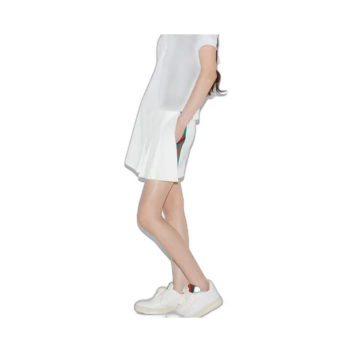 Technical jersey skort with Web