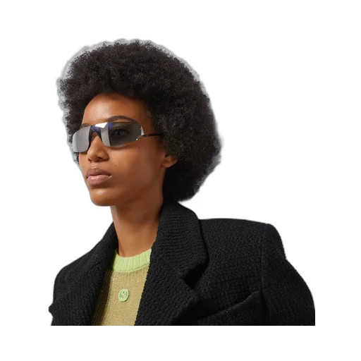 Mask-shaped frame sunglasses