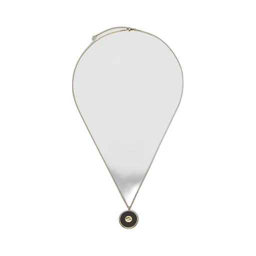 Gucci Interlocking 18k long chain necklace