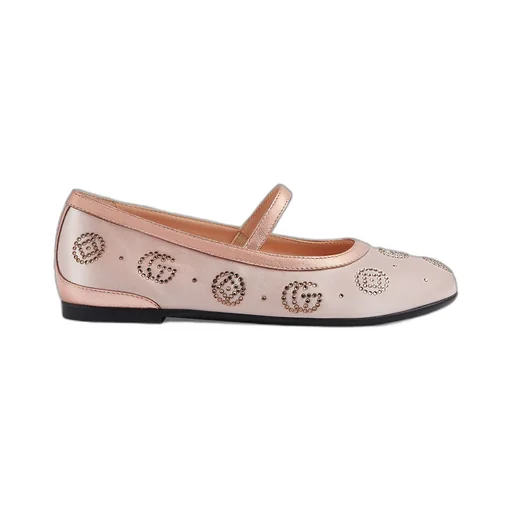 Children's ballet flat with crystals