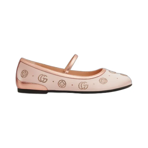 Teen ballet flat with crystals