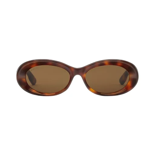 Oval-frame sunglasses
