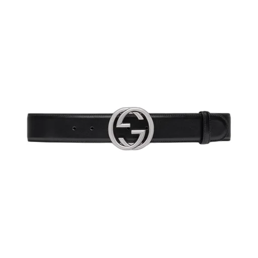 Belt with Interlocking G buckle