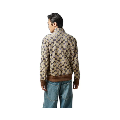 Maxi GG canvas zip jacket
