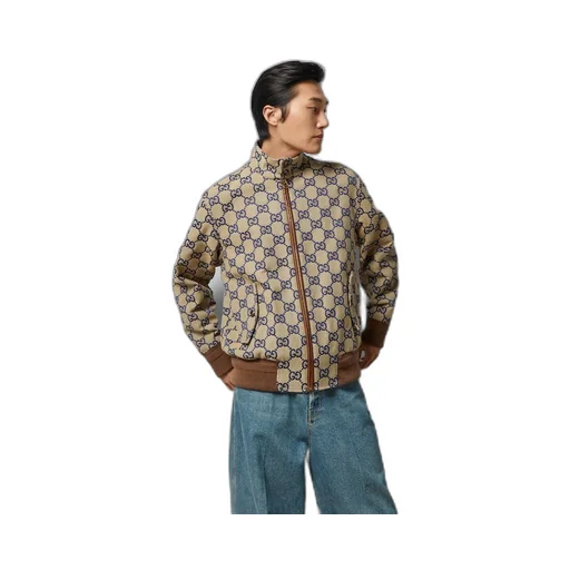 Maxi GG canvas zip jacket