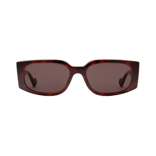 Rectangular-frame sunglases