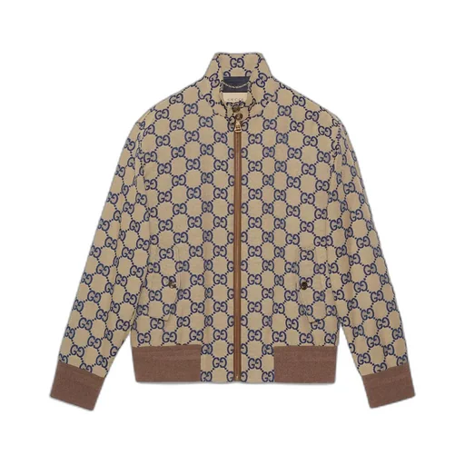 Maxi GG canvas zip jacket
