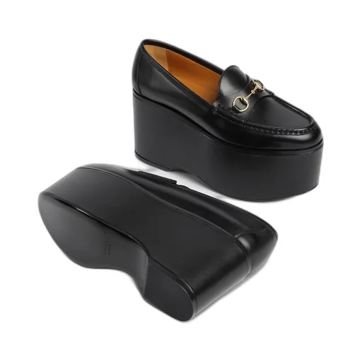 Women's Gucci Horsebit platform loafer