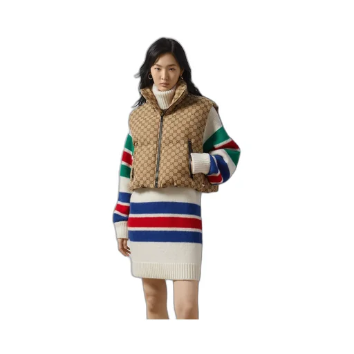 GG canvas padded gilet