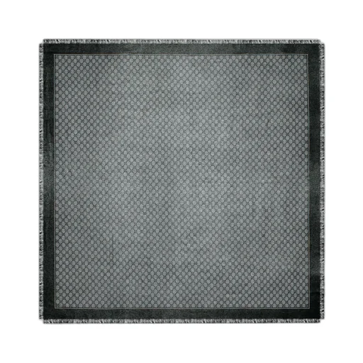 GG wool jacquard shawl