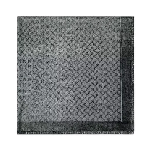 GG wool jacquard shawl