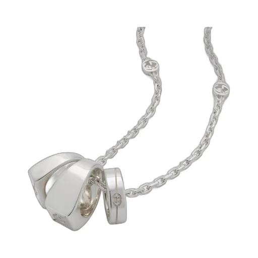 Diagonal Interlocking G necklace