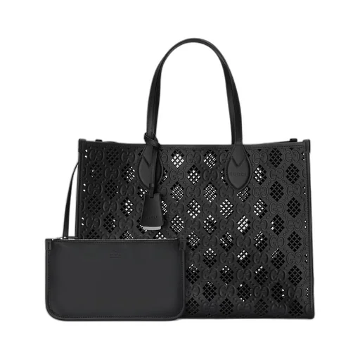 Medium tote bag with cut-out motif