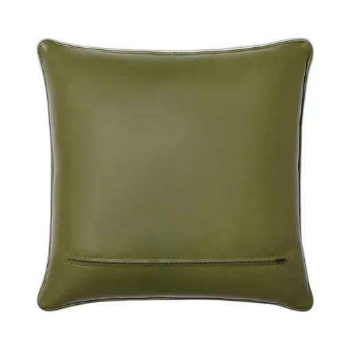Horsebit velvet jacquard cushion