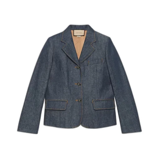 Organic denim jacket