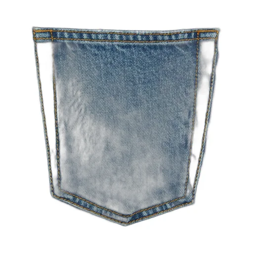 Denim trousers with slim Horsebit