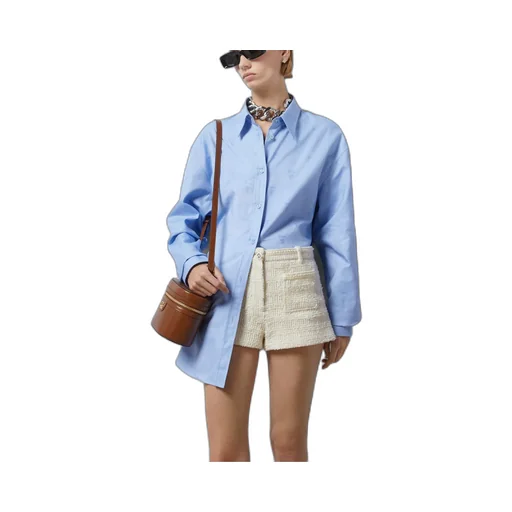 Wool tweed shorts