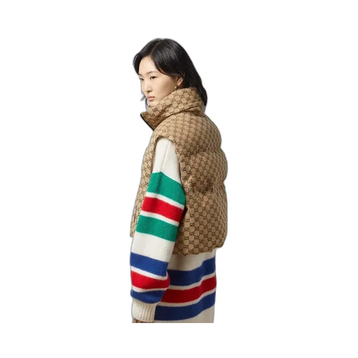 GG canvas padded gilet