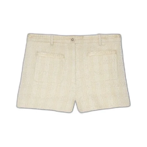 Wool tweed shorts