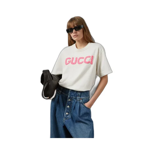 Cotton jersey short sleeved T-shirt