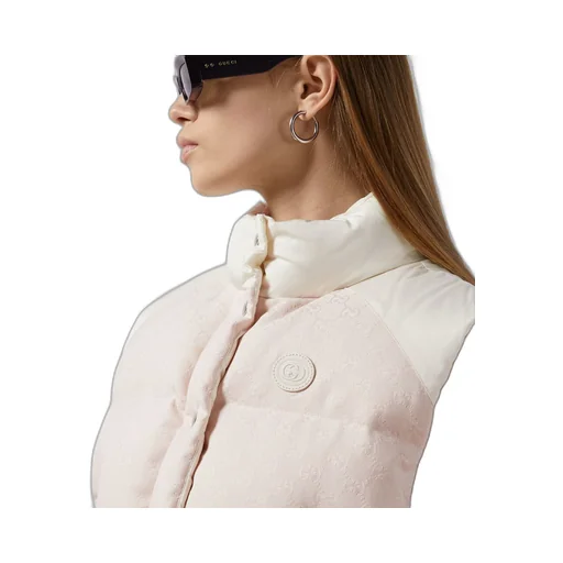 GG cotton canvas padded gilet