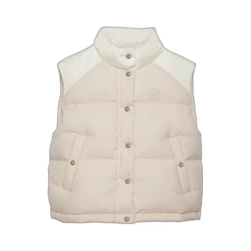 GG cotton canvas padded gilet