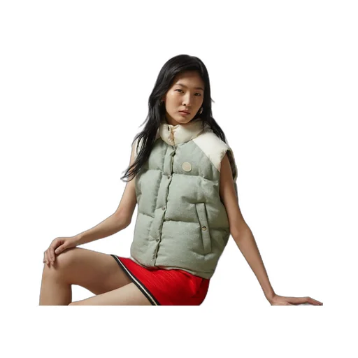 GG cotton canvas padded gilet