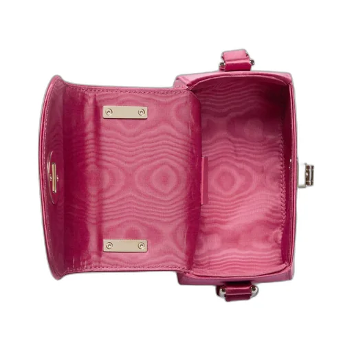 Children's silk satin crystal handbag