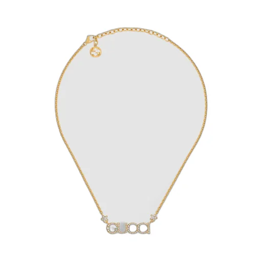 'GUCCI' letter necklace