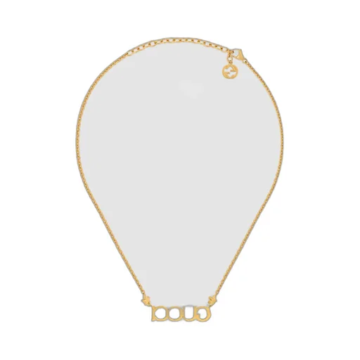'GUCCI' letter necklace