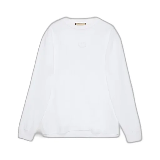 Cotton jersey long-sleeved T-shirt
