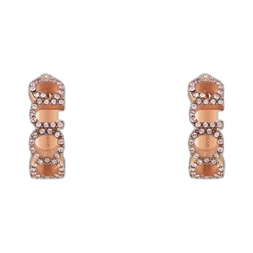 'GUCCI' letter hoop earrings