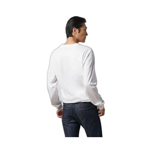 Cotton jersey long-sleeved T-shirt